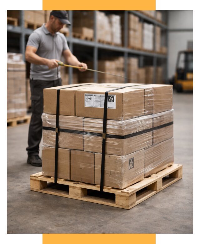 Упаковка и паллетирование грузов от 3577 р. | СетСервис-Вбр