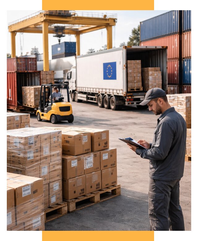 Доставка грузов из Европы от 12265 р., логистика СетСервис-Вбр