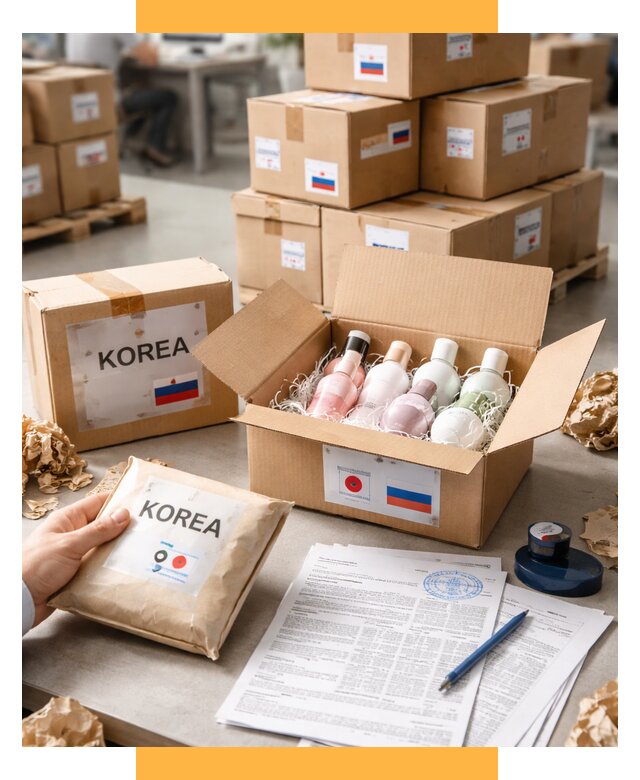 Доставка косметики из Кореи от 8688 р. под ключ | СетСервис-Вбр