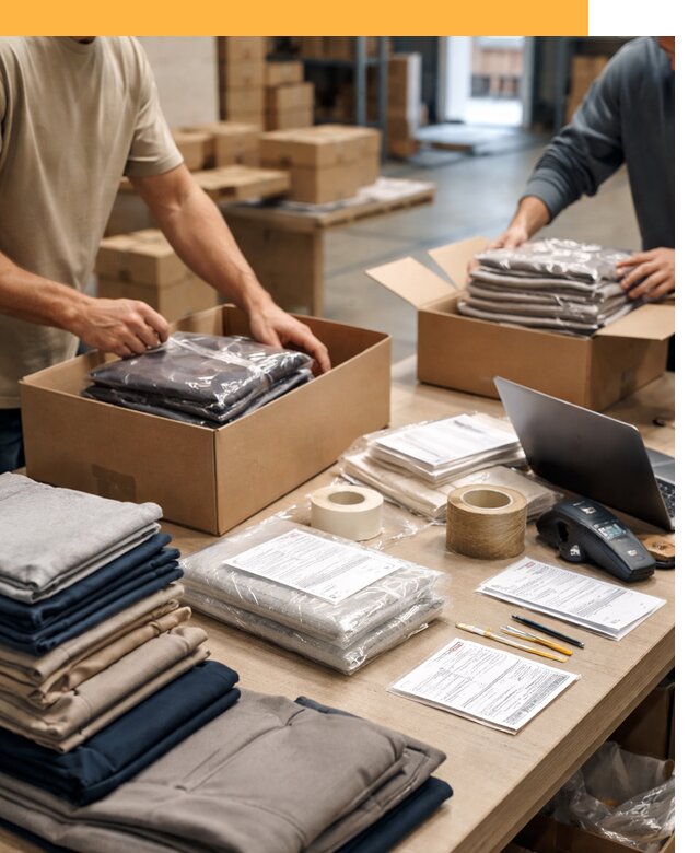 Перевозка одежды по миру от 7666 руб. с таможенным оформлением