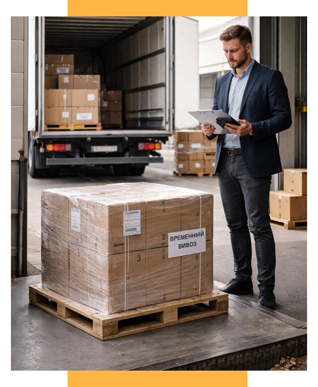 Временный вывоз товаров под ключ от 8177 р. | СетСервис-Вбр