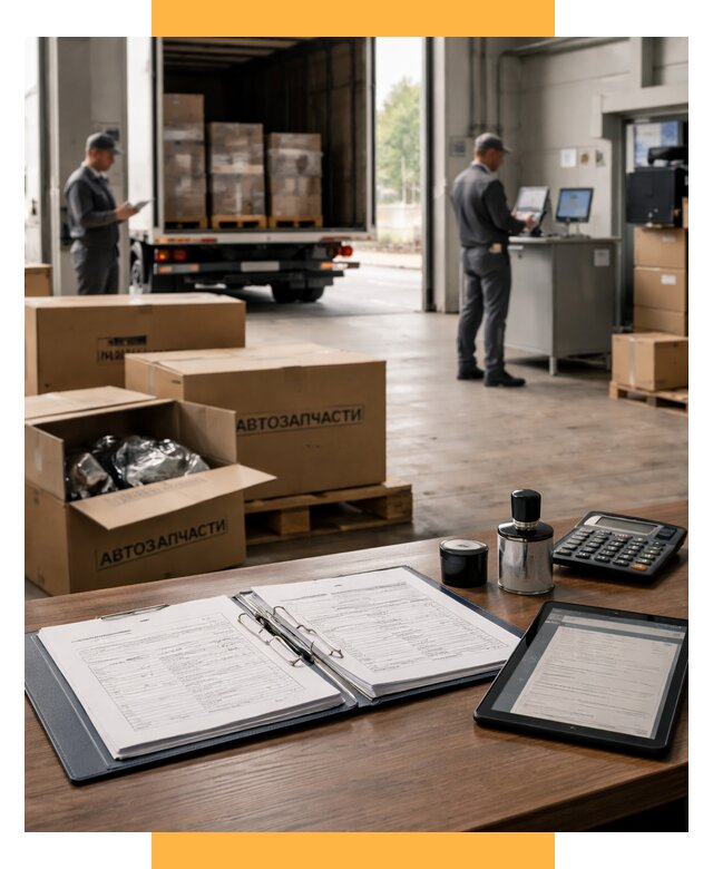 Таможенное оформление автозапчастей под ключ от 8688 р., СетСервис-Вбр