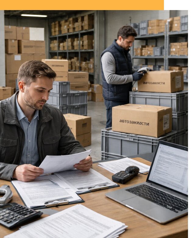 Таможенное оформление автозапчастей по выгодным тарифам от 8688
